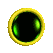 A circular icon with a yellow border transitions through four green shades from dark to bright