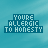 Static pixel art icon with text 'YOU'RE ALLERGIC TO HONESTY' in blue block letters on a light blue gradient background.