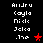 Two identical vertical lists of names with red star icons, one list showing a bright red star and the other a darker red star.