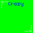 Green background with blue 'Crazy' text and white star icons in various positions, some stars have dotted lines.