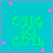 A turquoise background with a repeating light blue diamond pattern, featuring green text reading "OMG SO CUTE" and scattered pink star shapes.