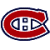 A 2x2 contact sheet of four hockey-related logos displayed on a gray background, including the Montreal Canadiens logo, NHL shield logo, and Eastern Conference banner with puck detail.