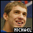 16 pixelated frames showing a person with short brown hair and blue clothing, each labeled with text at the bottom