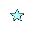 Pixelated star-shaped icons in light blue and purple hues arranged on a gray background, with some stars showing animation changes.