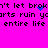 Bright pink background with repeated black pixelated text and scattered blue dots forming a heart shape.