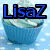 A blue cupcake with light blue frosting and a white swirl appears in the top-left, while a group of cupcakes with green, brown, and pink frosting appears in the top-right, and a single pink cupcake with chocolate chips appears in the bottom-left.