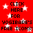 Red background with white stars and repeated black text reading "CLICK HERE FOR YOGIBARE'S FREE ICONS!" in pixelated font.