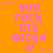 Pixelated pink text on orange background reads "you rock my socks :P" with small star and dot patterns.