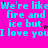 A bright pink background displays repeated cyan text phrases with small black and purple star icons scattered throughout.