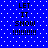 Blue background with white dots and black text reading 'LET IT SHOW !!!!!!!!' in four identical arranged in a