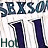 Animated sequence showing repeated 'BRISSO' text above four vertical dark blue shapes with 'Hot' labels in green and blue.