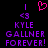 Pixelated text and symbols on black background with pink heart above purple name text.