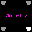 Black background with pink text and heart symbols in various states of fill.