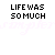 Animated sequence showing repeated text 'LIFE WAS SO MUCH' in black pixelated font over pink cursive 'simplers', with final frame adding 'WHEN BOYS HAD COOTIES' below.