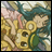 A 48x48 pixel buddy icon featuring a character from Full Metal Panic Fumoffo with teal hair and yellow clothing, alongside text reading "Anime IM" and "COM" on a black background.