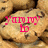 A static image of chocolate chip cookies with pink text overlays reading 'YUMMY' and 'MY TASTY'.