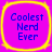 Four identical square icons with rounded corners arranged in a , each displaying blue text on a purple background with a yellow border