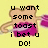 Pixelated toast character with pink lips and arms, holding a knife, against a yellow background with text overlays.
