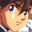Pixelated anime-style character face with tears on left side and text "Anime IM" plus signature on right side of contact sheet.