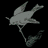 Animated contact sheet showing multiple frames of a 48x48 pixel buddy icon featuring a gray bird silhouette flying over green smoke with yellow light effects and repeated text "THE FIRE THEFT" in white block letters.