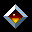 Five diamond-shaped pixel art icons with gradient centers and white-blue borders, each displaying distinct color transitions and small white dots.
