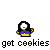 Pixelated character with black hair, white face, red mouth, blue top, yellow bottom, and outstretched arms on gray background with repeated text.