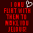 Red pixelated text on dark red background with white heart symbol replacing 'LOVE' in phrase.