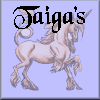 A light purple square contains a beige unicorn with a flowing mane and tail, positioned in a rearing pose with one front hoof raised.