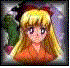 twelve anime-style character portraits with varied backgrounds and poses, each in a distinct color-coded frame