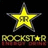 A pixelated yellow star with a dark outline sits above the text "ROCKSTAR" on a black background, with the 'O' in "ROCKSTAR" replaced by a small yellow star.