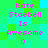 Pixelated text reads 'Kate Staebell Is Awesome :)' on a green and cyan checkered background with no visible animation changes.
