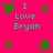 Bright pink background with green star shapes and cyan text reading "I Love Bryan" in four separate sections.