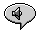 Six pixelated speech bubbles with speaker icons, each showing different sound wave patterns against a gray background.