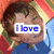 A pixelated image of a person with brown hair wearing a blue shirt and striped hat, showing three different text overlays in sequence.