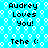 Pixelated text on a cyan background with white bubble patterns, showing repeated phrases and emoticons in a