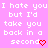 Pixelated text on a pink background with a red heart symbol, repeated twice in a