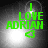 Green text 'I LOVE ADRIAN' with a green heart symbol on a grayscale background with shifting light effects.