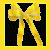 Yellow bow on black background; multiple 'please come home Safe' text variations with colored letters and small yellow stars.
