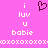Pixelated pink background with white text and a dark red heart symbol arranged in two mirrored