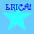 Four identical blue star icons with pixelated text above each, set against a light blue background.