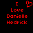 Red pixelated text and heart symbol on black background, with identical static frames side-by-side.