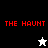 Four display 'THE HAUNT' text with a pixelated star icon changing color between white and black