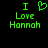 Green pixelated text and heart symbol on black background, with one version showing a broken heart shape.