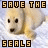 Animated contact sheet of a seal icon with text overlays showing frame-by-frame animation changes across six sampled frames.