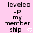 Pink background with repeated black text "I leveled up my membership!" and white heart symbols, showing animation changes in heart positions.