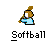 Pixelated icon of a person with brown hair holding a bat, wearing light blue clothing against gray background.