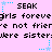 Pixelated text and star icons on a light purple background with repeated phrases.