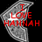 A pixelated icon with a black background features a silver star-shaped object with red text overlays reading "I LOVE HANNAH" and "BIKING LIFE" across two views, with partial text "AKEBOARD AND WATEBOARD R TIGHT" visible in a third view.