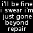 Static pixel art displays repeated text in white on black background with no visible motion or animation.