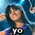 Six distinct pixelated images arranged in a , each with overlaid text: 'yo', 'soy', 'rebelde', 'para', 'siempre', '<3'